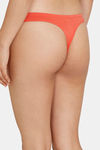 Zivame Low Rise Zero Coverage Thong - Burnt Sienna — thumbnail 3